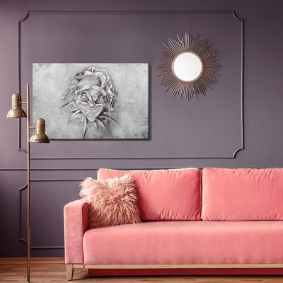 Ljuddämpande tavla - Sketched joker