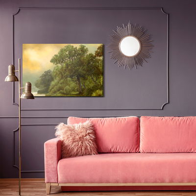 Ljuddämpande tavla - Cloudy day in the woods