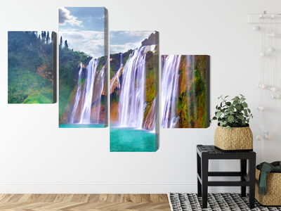 Ljuddämpande tavla - The waterfall in luoping