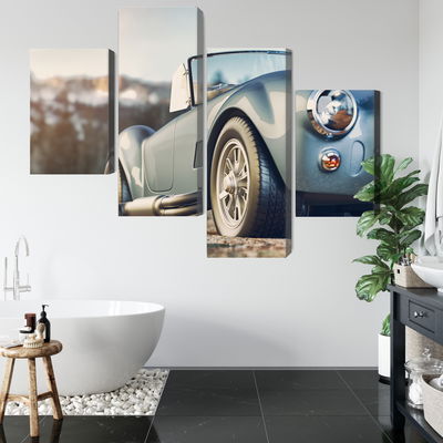 Ljuddämpande tavla - Classic retro car