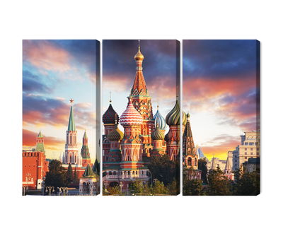 Ljuddämpande tavla - Moscow view of the red