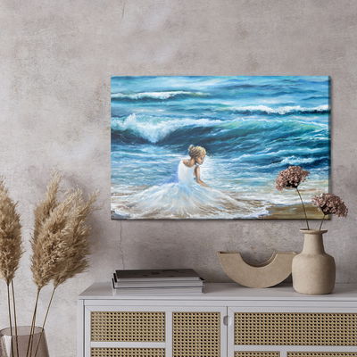 Ljuddämpande tavla - Dancer at the seaside