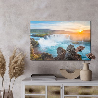 Ljuddämpande tavla - Godafoss waterfall in iceland