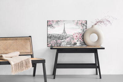 Ljuddämpande tavla - View of the eiffel tower