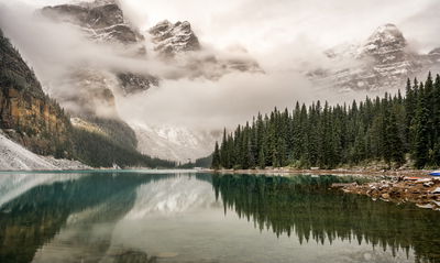 Ljuddämpande tavla - Moraine Lake in banff