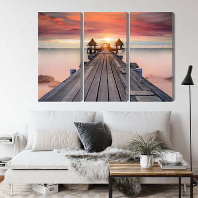 Ljuddämpande tavla - Hazy sea