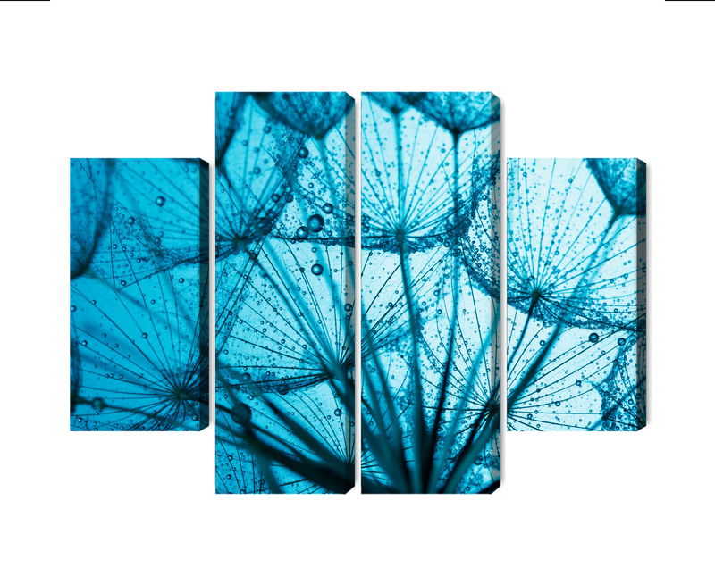 Ljuddämpande tavla - A close-up of a 3d dandelion