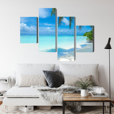 Ljuddämpande tavla - A beach in the maldives
