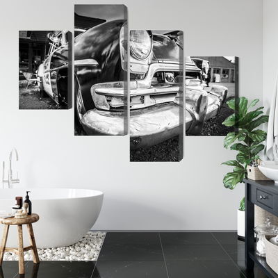 Ljuddämpande tavla - Black and white american