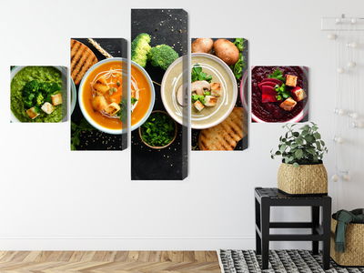 Ljuddämpande tavla - Vegetable cream soups