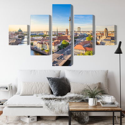 Ljuddämpande tavla - The river spree