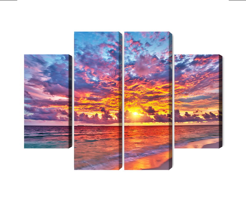 Ljuddämpande tavla - Picturesque sunset