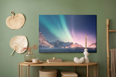 Ljuddämpande tavla - Northern lights