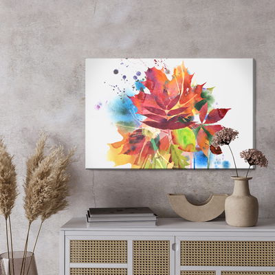 Ljuddämpande tavla - Colorful autumn leaves
