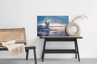 Ljuddämpande tavla - Jesus standing