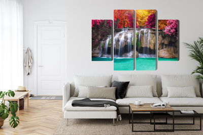 Ljuddämpande tavla - A waterfall in the deep