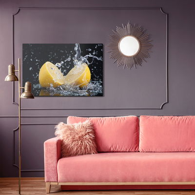 Ljuddämpande tavla - Of lemons in water