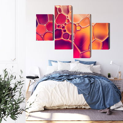 Ljuddämpande tavla - Water drops on a macro scale