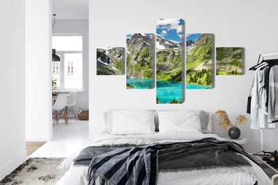 Ljuddämpande tavla - Crystalline lake