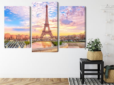 Ljuddämpande tavla - Eiffel tower in Paris