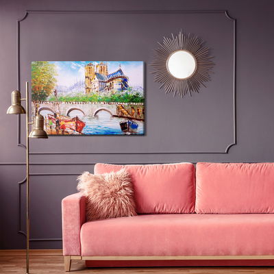 Ljuddämpande tavla - Seine river in Paris