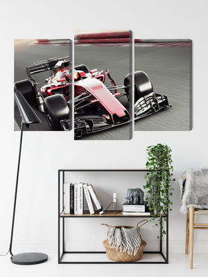 Ljuddämpande tavla - Formula 1 car on the track