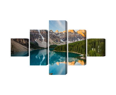 Ljuddämpande tavla - Canadian Moraine Lake 3d