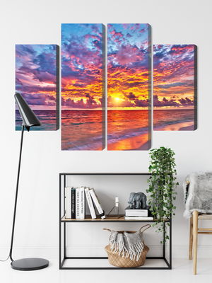 Ljuddämpande tavla - Picturesque sunset