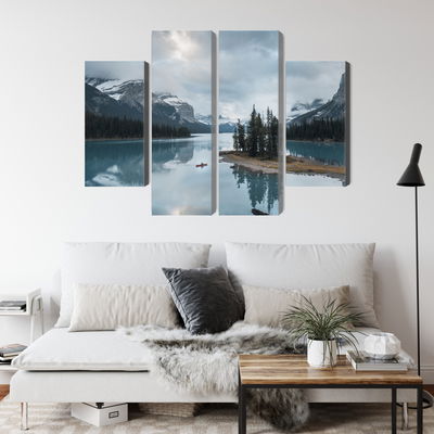 Ljuddämpande tavla - Ghost island in jasper