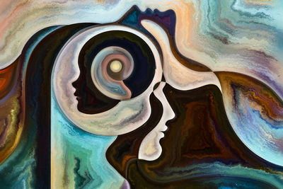 Ljuddämpande tavla - Abstraction of the human