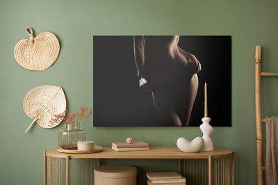 Ljuddämpande tavla - Silhouette of a woman