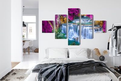 Ljuddämpande tavla - A waterfall in the fall