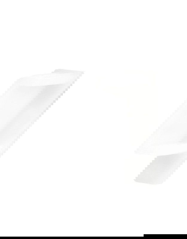 SilentDirect Velcro Track End Caps White - Täckplatta (2-pack)
