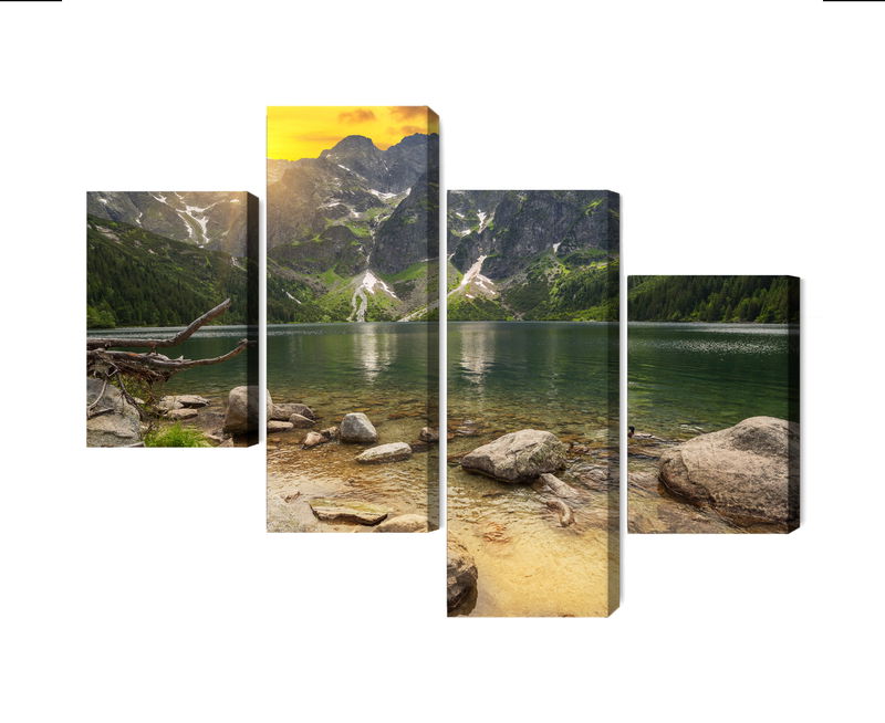 Ljuddämpande tavla - Morskie oko in tatra