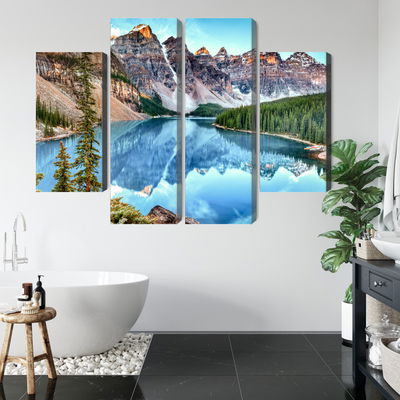 Ljuddämpande tavla - Moraine Lake in banff