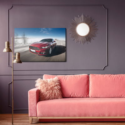 Ljuddämpande tavla - The car in motion