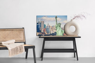 Ljuddämpande tavla - The statue of liberty in new