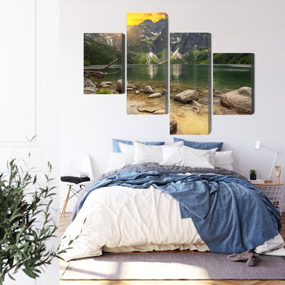 Ljuddämpande tavla - Morskie oko in tatra