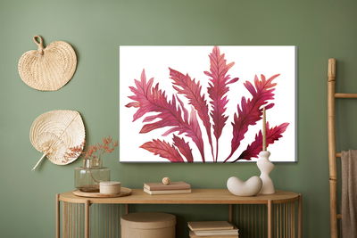 Ljuddämpande tavla - Watercolor leaves