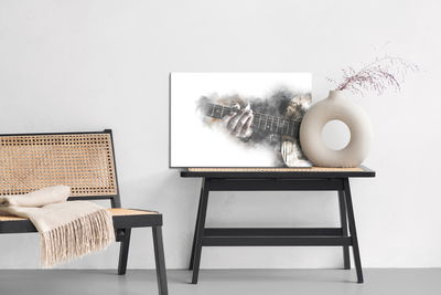 Ljuddämpande tavla - Abstract guitar