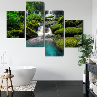 Ljuddämpande tavla - A beautiful waterfall