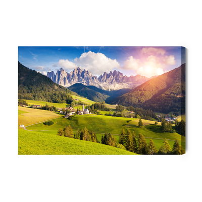 Ljuddämpande tavla - Beautiful mountain landscape