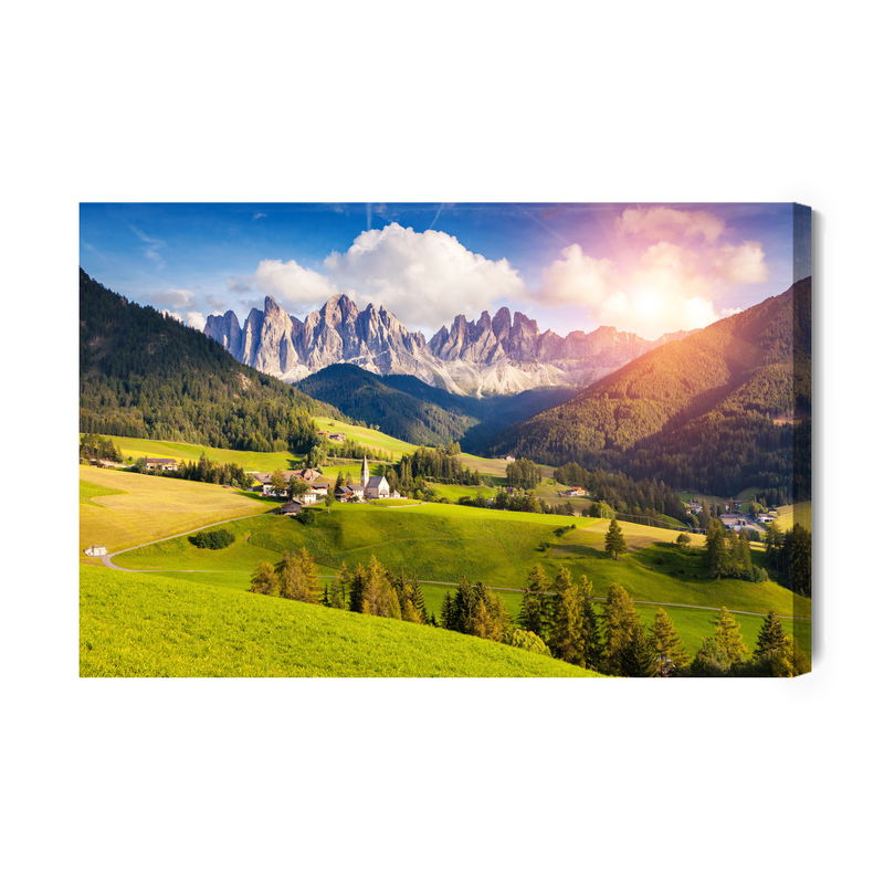 Ljuddämpande tavla - Beautiful mountain landscape