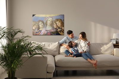 Ljuddämpande tavla - Sandro botticelli „madonna