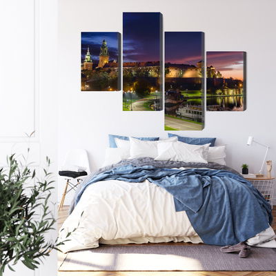 Ljuddämpande tavla - Wawel royal castle at sunrise