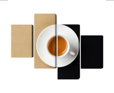 Ljuddämpande tavla - A cup of italian coffee