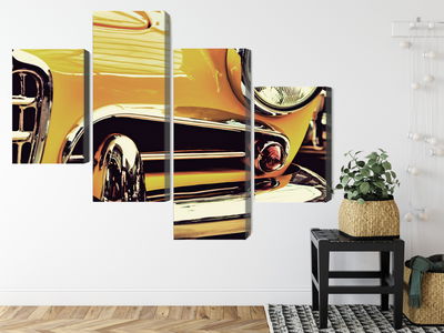 Ljuddämpande tavla - The front of a vintage car