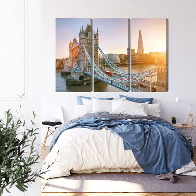 Ljuddämpande tavla - Tower bridge at sunrise