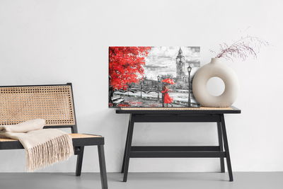 Ljuddämpande tavla - Lovers admiring the London