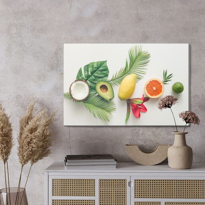 Ljuddämpande tavla - Colorful tropical fruit